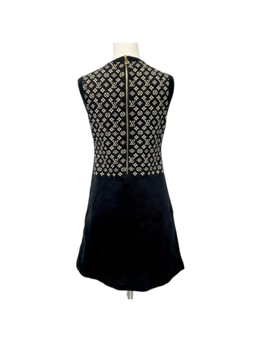 Louis Vuitton Dress Black Monogram Logo - Picture 3 of 10